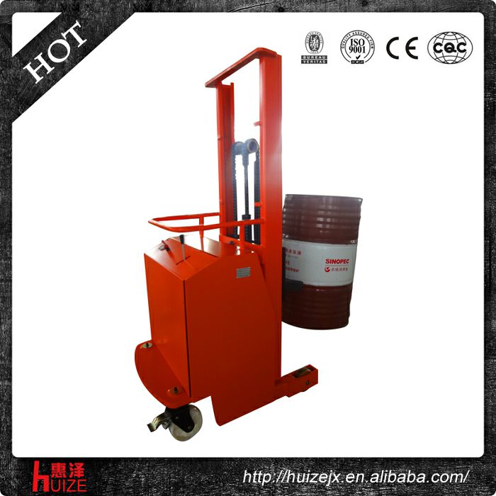 2半電動配重油桶車（無底腿，只堆垛，不翻轉(zhuǎn)）