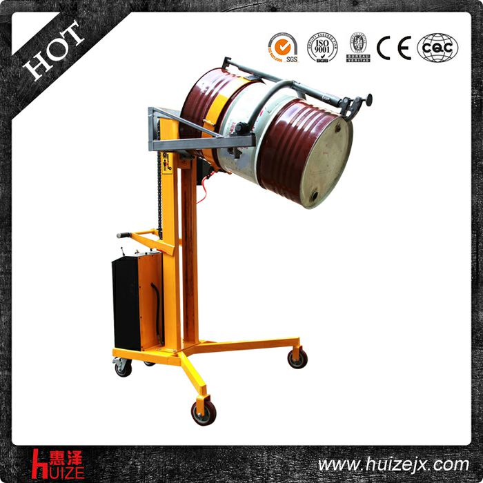 半電動(dòng)油桶車（直角腿，夾鐵桶翻轉(zhuǎn)）